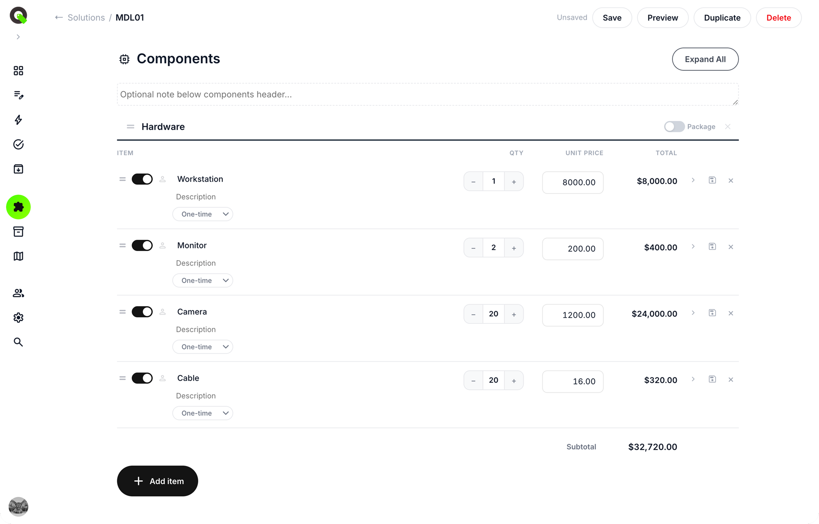 Solutions Builder